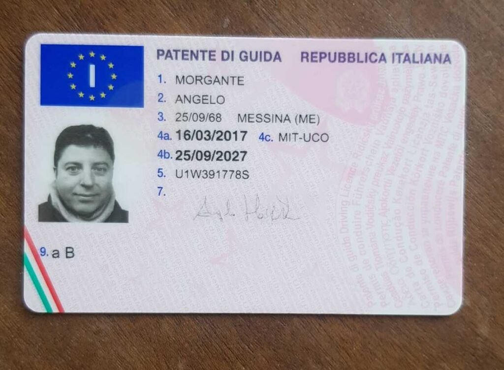 Comprare Una Patente Di Guida Italiana Registrata